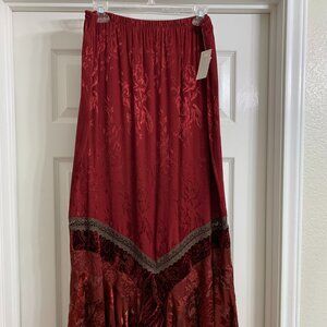 Spencer Alexis Women's Crimson Red Skirt, Size 2X (NWT)